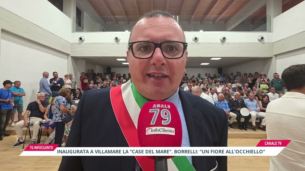 Inaugurata a Villammare la "Casa del Mare". Borrelli: "Un fiore all'occhiello"