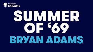 Summer Of '69 in the Style of "Bryan Adams" karaoke video with lyrics (no lead vocal) chords