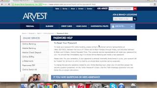 Arvest Online Banking Login | How to Access your Account