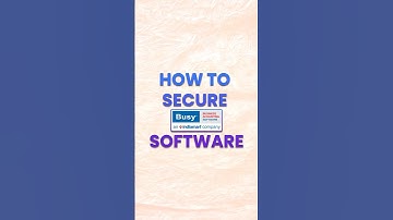 🎥 How to Secure Your Busy Software!🔐 #busysoftware #collectionEngine #accounting