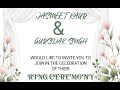 Ring ceremony live sr gursidak singh  sdn jasmeet kaur from majestic crown new delhi 12dec23