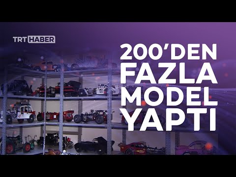 Eski dikiş makinelerinden model araç üretiyor