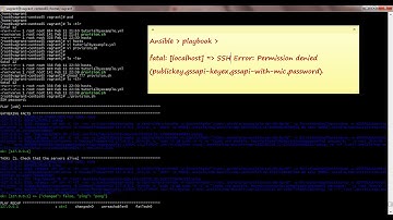Ansible fatal SSH Error Permission denied publickey gssapi keyex gssapi with mic password