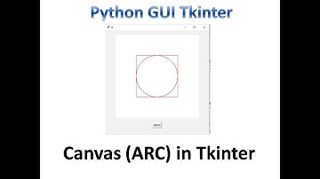 Canvas( Draw a Arc) in tkinter | Python Tkinter GUI Tutorial part34