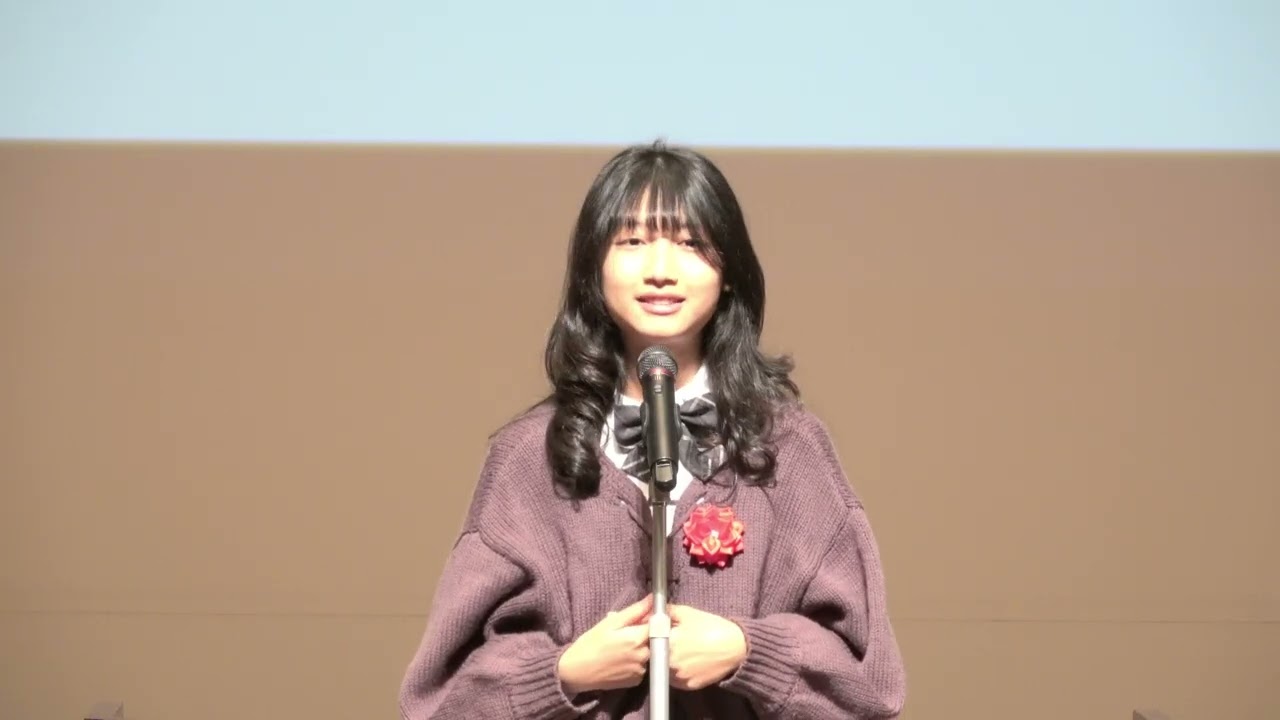 ４K　2025年度　スピーチ大会 「勉強？夢があれば辛くないです！」