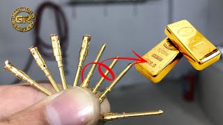 Gold Recovery From Scrap Electronic Pins Gold Recovery From Gold Plated Pins Gold Recovery