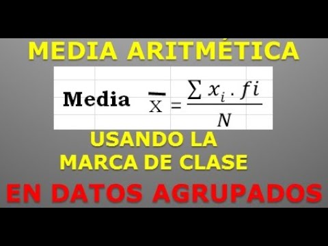 embargo Consciente de Ídolo Media Aritmética para datos agrupados - YouTube