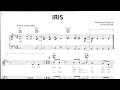 Iris - Goo Goo Dolls Sheet Music with lyrics