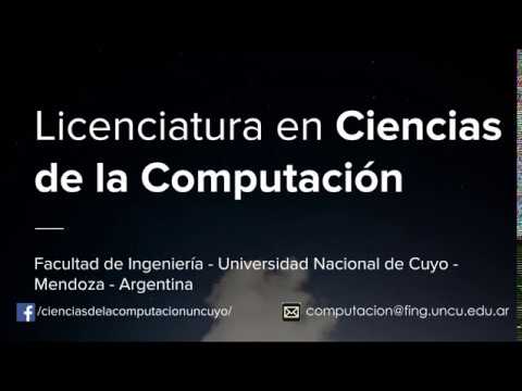 Charla Licenciatura Ciencias De La Computacion Ingenieria Uncuyo