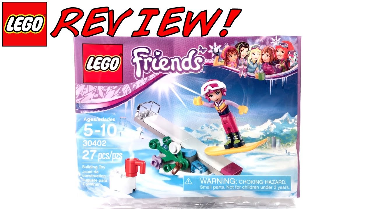 LEGO 30402 Snowboard Tricks Review! LEGO Friends 2017 Set! - YouTube