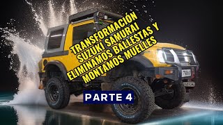 Kit de Muelles Raptor 4x4 para Suzuki Samurái, pasamos de ballestas a muelles PARTE 4