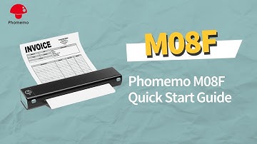 Phomemo M08F Product Overview: Setup Quick Guide丨Thermal Paper Installation丨App Connection Setup