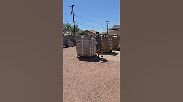 Shipping 6 Pallets to Amazon FBA #amazonseller #amazonfba #shorts