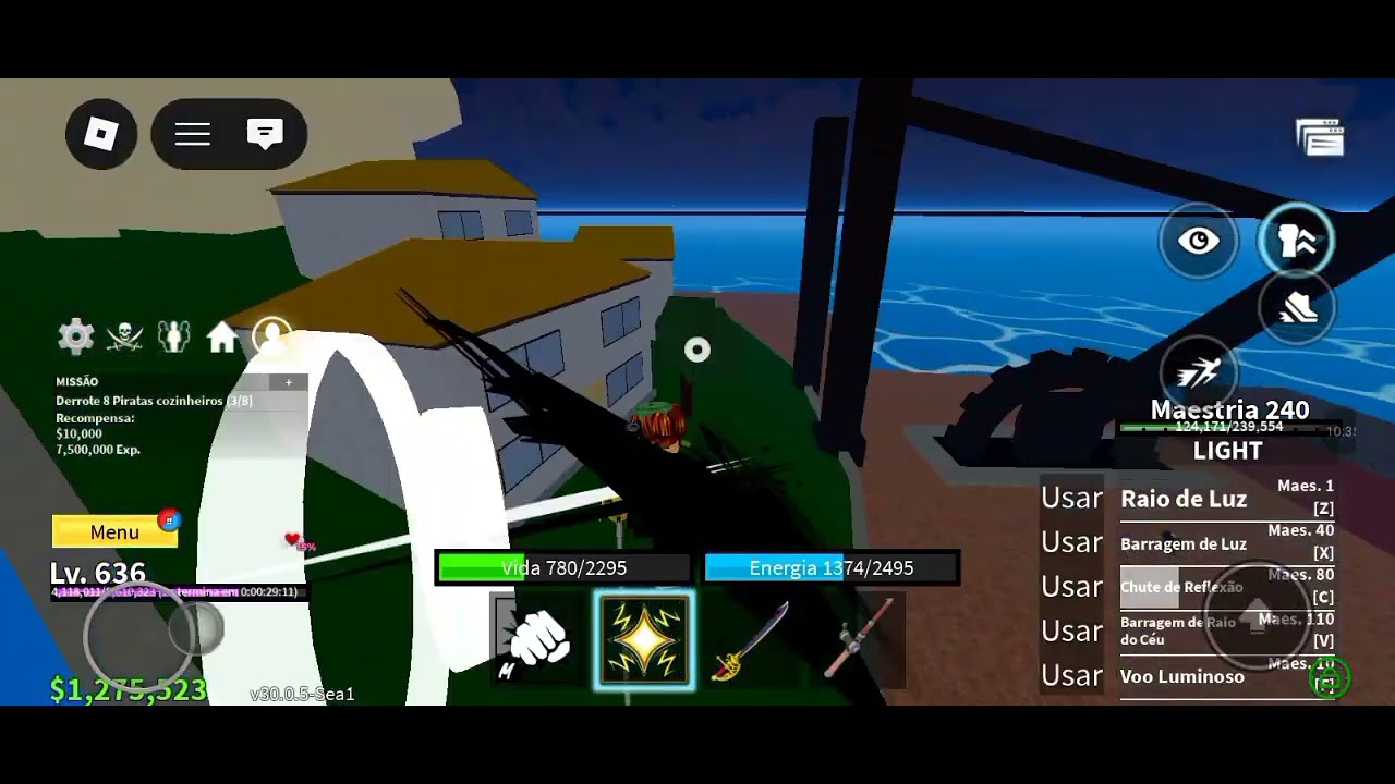 NOOB A PRO NO BLOX FRUITS!!! EPISODIO 5 RUMO AO SEA 2! 🤑