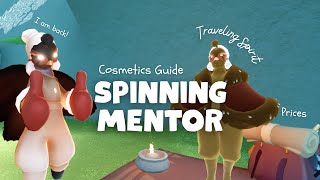 Traveling Spirit Spinning Mentor is HERE! 🎉 All Cosmetics, Prices & Location | Sky CotL screenshot 2