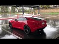 2017 Jaguar F-Type Straight Pipe Exhaust LOUD Revs and Crackles