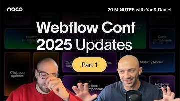 Webflow Conf 2025 Recap: AI SEO, Code Components, and Optimization Tools