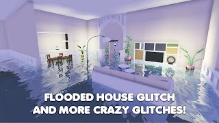 NEW Flooded house glitch & More CRAZY glitches in Adopt me!
