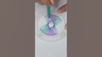 Hypnotic Spirograph Art ASMR | Colorful and Relaxing Designs #satisfying  #asmr