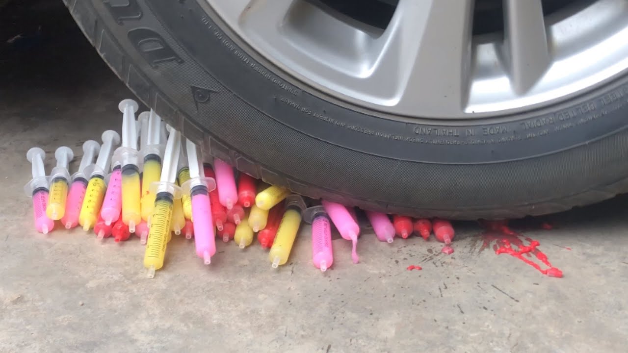 Experiment car: Ô tô nghiền nát mọi thứ - Phá hủy mọi thứ bằng xe hơi, giòn mềm