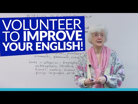 Improve your English by working in a charity shop