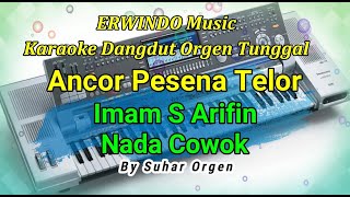 Ancor Pesena Telor (Imam S Arifin) Karaoke Dangdut Orgen Tunggal Nada Cowok