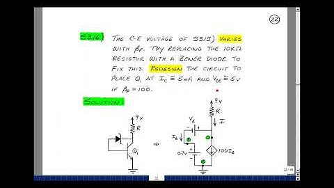 ECE302msu: Chapter 3 - Supplemental Prob. S3.16) Zener Diode Biasing