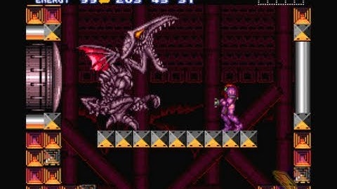 Super Metroid 100% Walkthrough - Part 27 - Vs. Ridley
