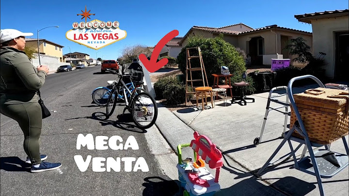 Asi son las ventas de garage (yard sale) en USA $$$