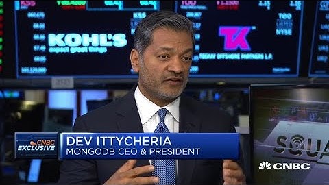 MongoDB CEO Dev Ittycheria on competition from Amazon