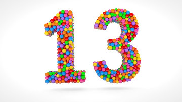 Learn Number 13 on 3d Color Balls |Sparta Wiggle Effects (sponsored by preview2effects)
