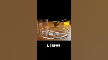 What Happens When Different elements React with Secret Chemical #asmr #satisfying #relaxing