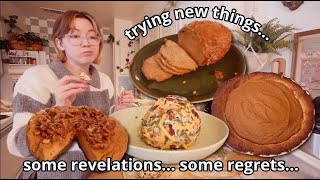 Making 🌱vegan🌿 Thanksgiving foods I've never tried before 🍠🍗 by emily ewing 26,322 views 5 months ago 29 minutes