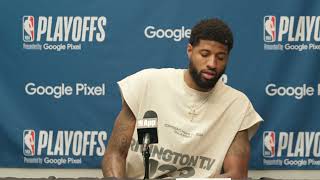 Paul George postgame; Clippers beat the Dallas Mavericks