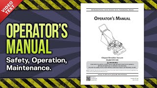 Operator's Manual: Remington RM50CSV Chipper Shredder Vacuum 24A-02MP783 CSV 020 (769-11664)