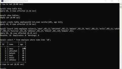 Implement various Operators of SQL- 6 (Practical)  #Operators  #SQL