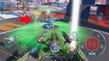 [WR] Stupid Hacker Using Unlimited Abilities - War Robots Cheater Gameplay