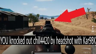 PUBG Kar98 Iron Sight Headshot Motorcycle