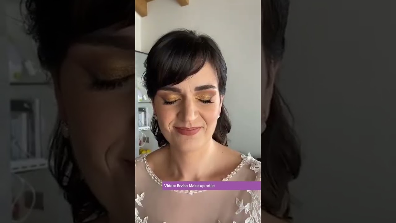 Trucco e acconciatura per spose 😍 #shorts #matrimoniocom