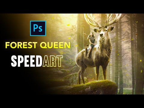 New Watch Me Create A FOREST QUEEN - Photoshop Speed Art