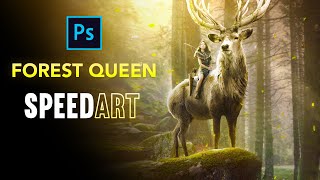 Create a FOREST QUEEN in PHOTOSHOP!!