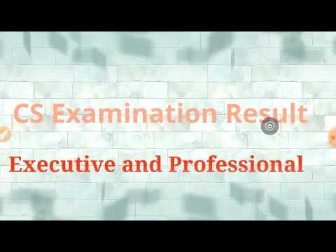 How to Check ICSI Result ||Executive and Professional||