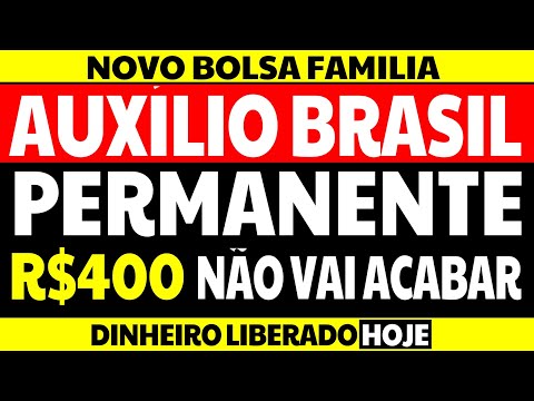 400 REAIS HOJE! AUXÍLIO BRASIL PERMANENTE CALENDÁRIO DEZEMBRO NOVO BOLSA FAMÍLIA AUXÍLIO EMERGENCIAL