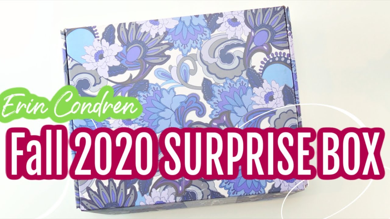 Unboxing the Erin Condren Fall 2020 Surprise Box - Spoiler Alert!