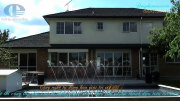 Đài phun nước nghệ thuật nhà biệt thự, phun nước nghệ thuật biệt thự vila nghỉ dưỡng