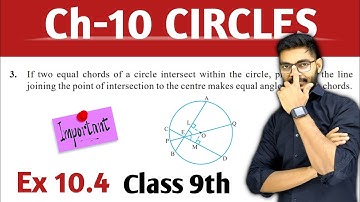 Class 9th , Ex - 10.4, Q 3 ( Circles ) CBSE NCERT | By Rajeev Kumar