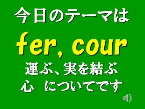 語源で覚える英単語12-3-4-2　くまむし英単語