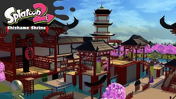 Splatoon 2: Shishamo Shrine - A custom map concept