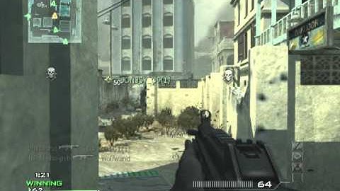 MuffleSnufle - MW3 Random grenade direct impact kill!