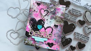 Let's Get INKY! Distress Smooshing with NEW Tim Holtz Stamps and Simon Exclusive Dies!